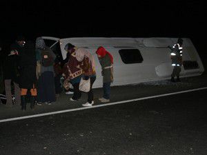 Konyada trafik kazası: 22 yaralı