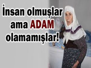 Yaşlı kadının parasını çaldılar