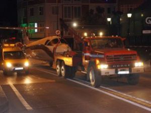 Trafikte uçak sürücüleri şaşırttı