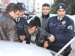 Yakaladığı hırsıza cezasını kendi verdi!