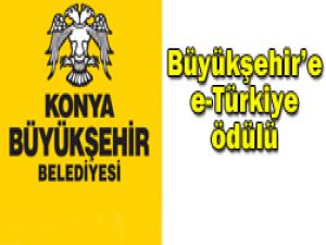 Büyükşehire ödül
