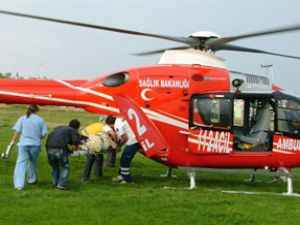 İyiki helikopter ambulans var!
