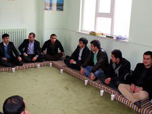 Afganistan heyeti, öğrencilerle bir araya geldi