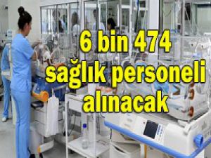 2013te 6 bin 474 sağlıkçı alınacak