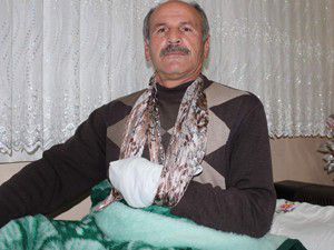 Yaban domuzunun saldırdığı çiftçi yaralandı
