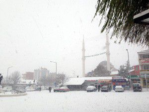 Konyada eğitime kar engeli