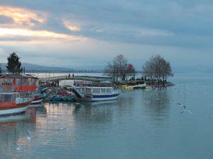 Beyşehir Gölünde su seviyesi yükseldi