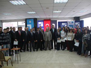 İş garantili kurs sertifikalar verildi