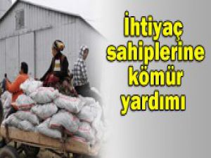 Yoksul ailelere 500 kg kömür
