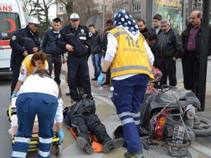 Konyada trafik kazası: 1 yaralı