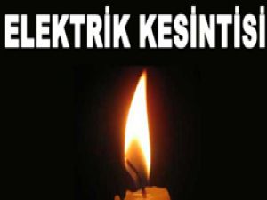 İşte kesinti olacak yerler
