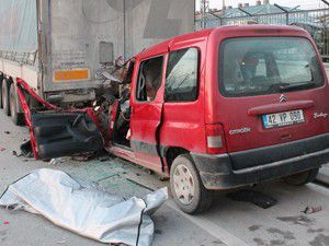 Konyada trafik kazası; 1 ölü