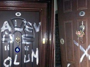 Alevi evlerini bakın kimler işaretlemiş