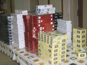 6 bin paket kaçak sigara ele geçirildi