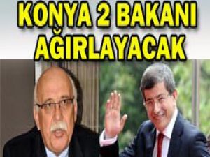 Davutoğlu ve Avcı Konyaya geliyor
