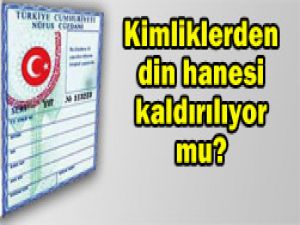 Din hanesinde son karar