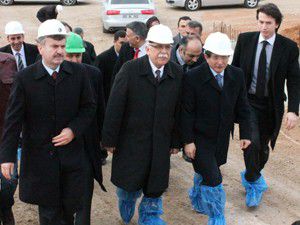 Bakanlar bilim merkezi inşaatını inceledi