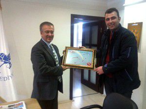 Havacılık kulübünden Başkan Oğula ziyaret