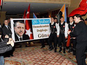 Viyanada Erdoğana doğum günü kutlaması