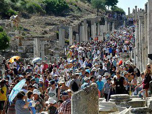 Türkiyeye gelen turist sayısı arttı