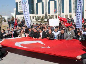 İş bırakma eylemine Konyadan destek