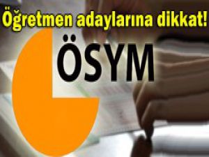ÖSYM örnek soruları paylaştı