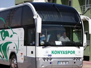 Konyaspor seyircisiz maç için yola çıktı