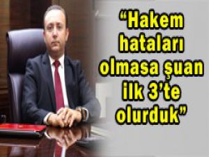 "2 puanımız gasp edildi"