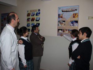 Beyşehirde bilim yolu sergisi