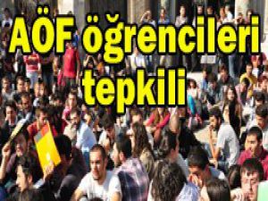 AÖF öğrencileri bütünleme istiyor