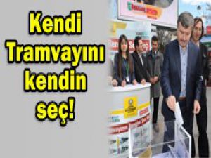 Konya tramvayının rengini belirliyor