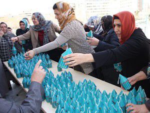 Şehit Ailelerine Mevlana şekeri ikramı