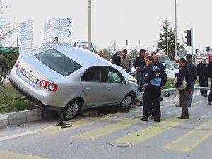 Açılan hava yastığı hayat kurtardı