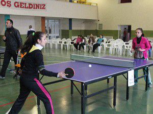 Beyşehirde masa tenisi turnuvası
