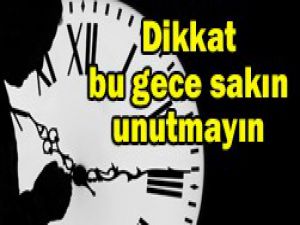 Yaz saati için geri sayım başladı