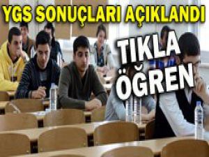 YGS sonuçları açıklandı