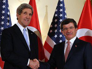 Davutoğlu, Kerry ile Ortadoğuyu görüşecek