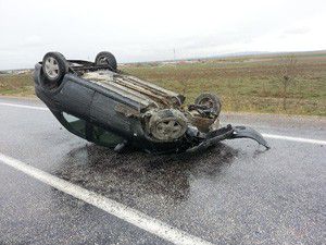Konyada trafik kazası: 1 yaralı