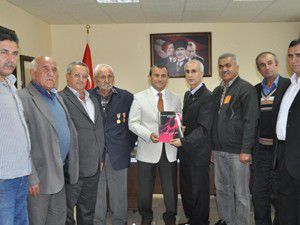 Şehit ailelerinden Seydişehir Kaymakamı Sonele ziyaret