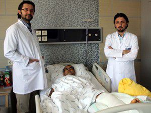 Hava ambulansıyla Konyaya getirildi