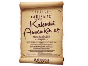 Özboyacı Altından öğrencilere ödüllü yarışma