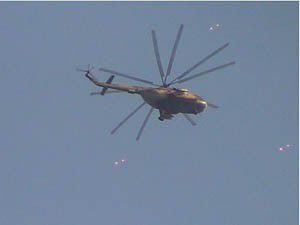 Muhalifler helikopter düşürdü
