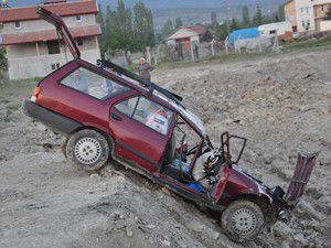 Konyada trafik kazası; 2 yaralı