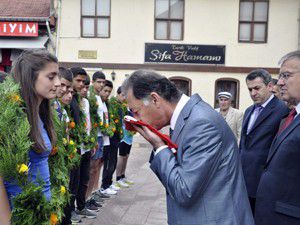 Akşehirden Konyaya bayrak