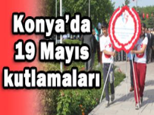 Konyada 19 Mayıs coşkusu