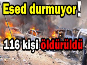Esed güçleri durmuyor!