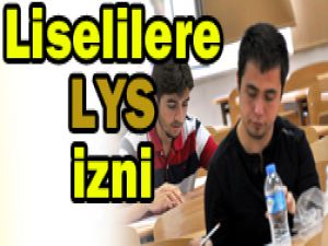 Lise son sınıflara müjde