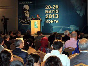 Konyada Necip Fazılı anıyoruz