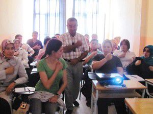 Ereğlide personele işaret dili eğitimi