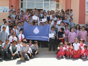 Suyu israf etmeyen okullara mavi bayrak